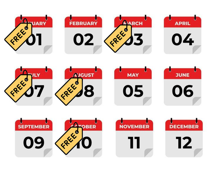 free lucky months